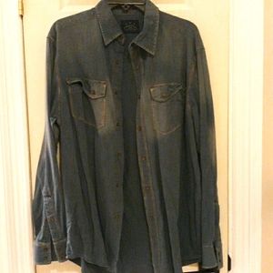 Denim Long Sleeve Shirt by Indigo Palms Co.